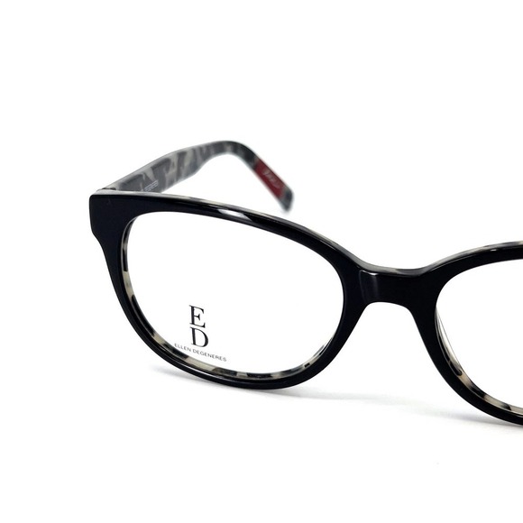 NEW!!! ELLEN DEGENERES Eyeglasses O-04 BLKTT Authentic - Picture 5 of 11